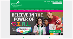 Desktop Screenshot of girlscoutsnca.org